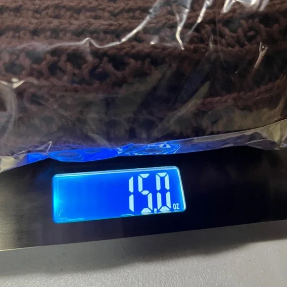 Old Navy Sweater Womens M Brown Open Knit Crochet Long Sleeve Cropped Pullover - Picture 8 of 8